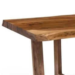 Kirkland's Home Live Edge Coffee Table With Crossed Legs, 42 In.- Coffee Tables