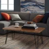 Kirkland's Home Live Edge Hairpin Legs Coffee Table, 24X42 In.- Coffee Tables
