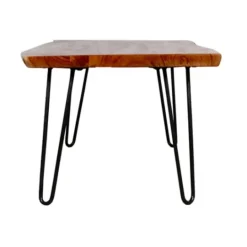Kirkland's Home Live Edge Hairpin Legs Coffee Table, 24X42 In.- Coffee Tables