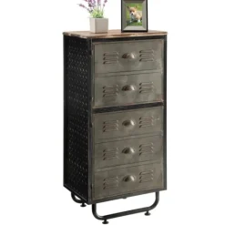 Kirkland's Home Locker 2-Door Cabinet- Cabinets & Sideboards