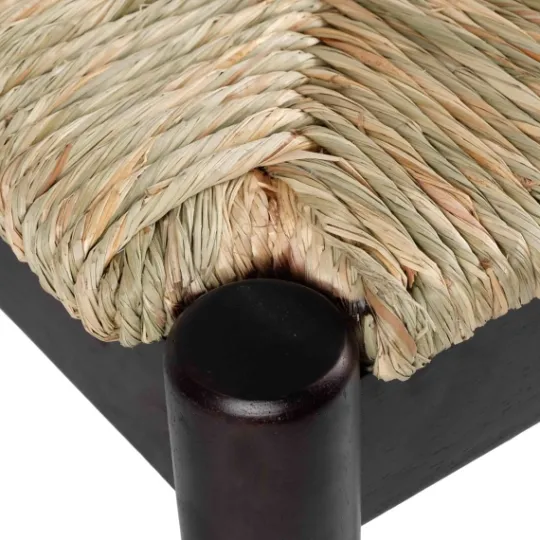 Kirkland's Home Lola Seagrass And Wood Bench- Benches & Ottomans