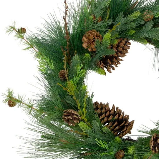 Kirkland's Home Long Needle Pine Christmas Wreath- Wreaths