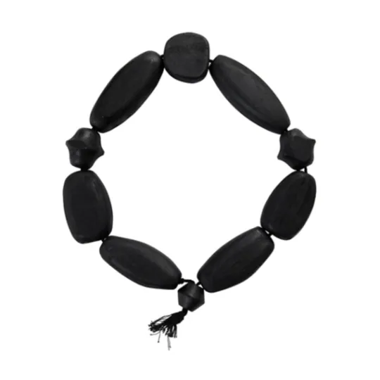 Kirkland's Home Looped Wooden Beaded Garland- Decorative Accents