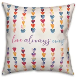Kirkland's Home Love Always Wins Outdoor Pillow- Pillows