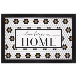 Kirkland's Home Love Brings Us Home Framed Wall Plaque- Wall Quotes & Signs