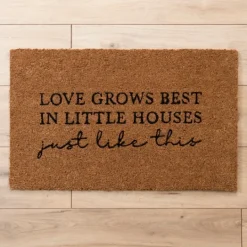 Kirkland's Home Love Grows Best In Little Houses Doormat- Doormats