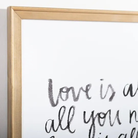 Kirkland's Home Love Is All You Need Framed Wall Plaque- Wall Quotes & Signs