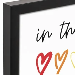 Kirkland's Home Love Is Love Framed Canvas Art Print- Wall Quotes & Signs