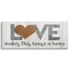 Kirkland's Home Love Makes This House A Home Canvas Wall Plaque- Wall Quotes & Signs