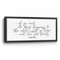 Kirkland's Home Love Your Family Framed Giclee Canvas Art Print- Wall Quotes & Signs