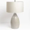 Kirkland's Home Luca Cream Ceramic Table Lamp- Table Lamps