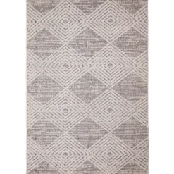 Kirkland's Home Luxe Diamond Outdoor Area Rug, 5X7- Outdoor Rugs