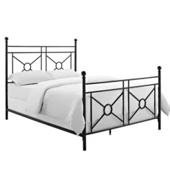 Kirkland's Home Macgregor Metal X-Panel King Bed- Beds & Headboards