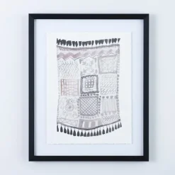 Kirkland's Home Macrame I Framed Art Print- Framed Art