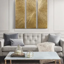 Kirkland's Home Madison Park Sunburst 3-Pc. Wall Plaque- Wall Plaques