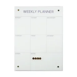 Kirkland's Home Magnetic Dry Erase Weekly Wall Planner- Memo & Chalkboards