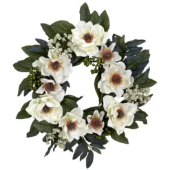 Kirkland's Home Magnolia And Berry Wreath- Wreaths