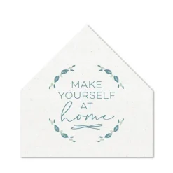 Kirkland's Home Make Yourself At Home House Shaped Canvas Print- Wall Quotes & Signs