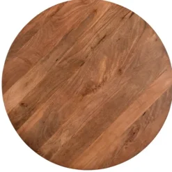 Kirkland's Home Mango Wood And Black Iron Coffee Table- Coffee Tables