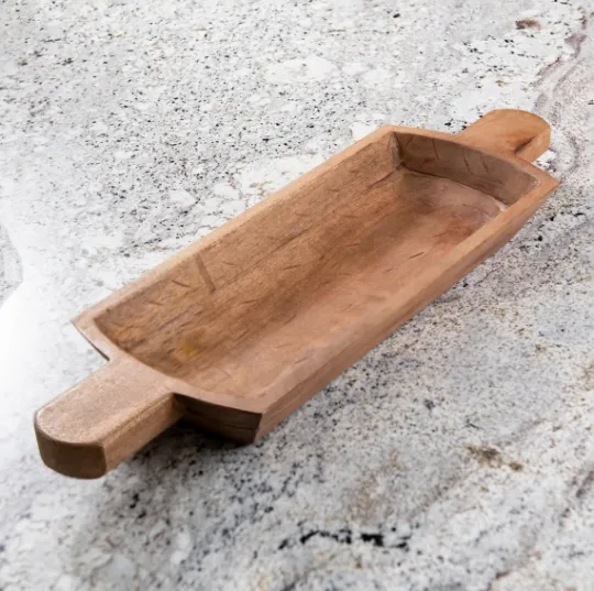 Kirkland's Home Mango Wood Dough Bowl, 27 In.- Decorative Bowls & Jars