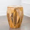 Kirkland's Home Mango Wood Hexagon Side Table- Accent & End Tables