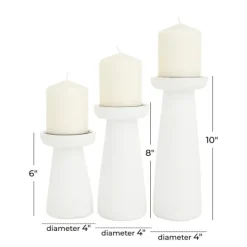 Kirkland's Home Mango Wood 3-Pc. Pillar Candle Holder Set- Candle Holders