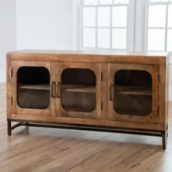Kirkland's Home Manu Mango Wood Media Cabinet- Tv Stands & Media Consoles