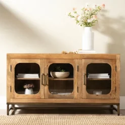 Kirkland's Home Manu Mango Wood Media Cabinet- Tv Stands & Media Consoles