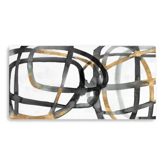 Kirkland's Home Many Ways Abstract Canvas Art Print, 60X30 In.- Canvas Art