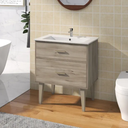 Kirkland's Home Maple Corinth Wood Sink Vanity- Bathroom Furniture