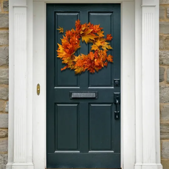 Kirkland's Home Maple Leaf Fall Foliage Wreath- Wreaths