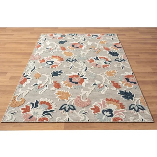 Kirkland's Home Mara Floral Blossom Indoor/Outdoor Area Rug, 7X9- Outdoor Rugs
