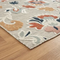 Kirkland's Home Mara Floral Blossom Indoor/Outdoor Area Rug, 7X9- Outdoor Rugs