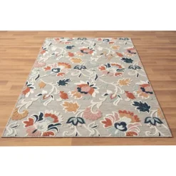 Kirkland's Home Mara Floral Blossom Indoor/Outdoor Area Rug, 5X7- Outdoor Rugs