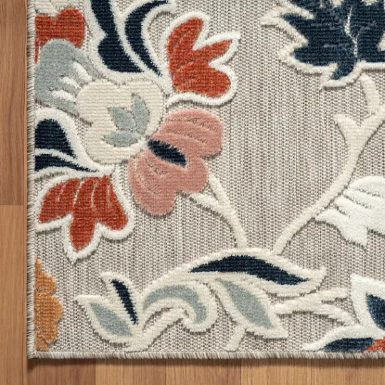 Kirkland's Home Mara Floral Blossom Indoor/Outdoor Area Rug, 5X7- Outdoor Rugs