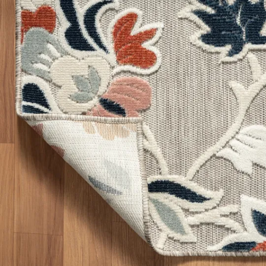 Kirkland's Home Mara Floral Blossom Indoor/Outdoor Area Rug, 5X7- Outdoor Rugs