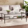 Kirkland's Home Mara Glass And Metal Coffee Table- Coffee Tables