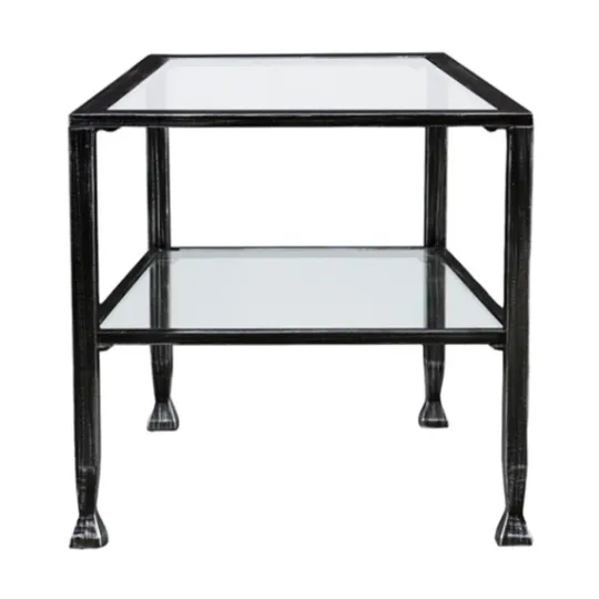 Kirkland's Home Mara Glass And Metal Coffee Table- Coffee Tables