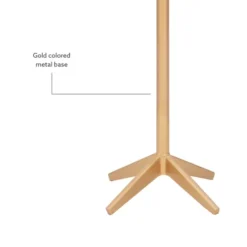 Kirkland's Home Marble And Gold Base Cocktail Table- Accent & End Tables