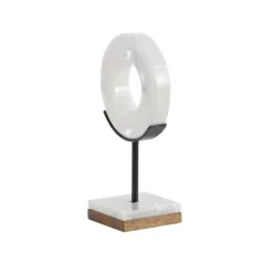 Kirkland's Home Marble Ring Sculpture, 11 In.- Statues & Figurines
