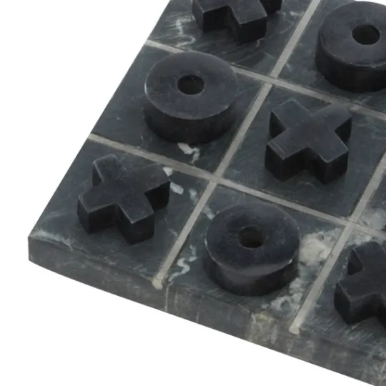 Kirkland's Home Marble Tic Tac Toe Board- Decorative Accents