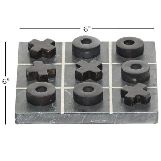 Kirkland's Home Marble Tic Tac Toe Board- Decorative Accents