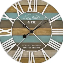 Kirkland's Home Maritime Planks Wall Clock- Clocks
