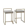 Kirkland's Home Marley And Gold Counter Stools, Set Of 2- Bar Stools & Counter Height Stools