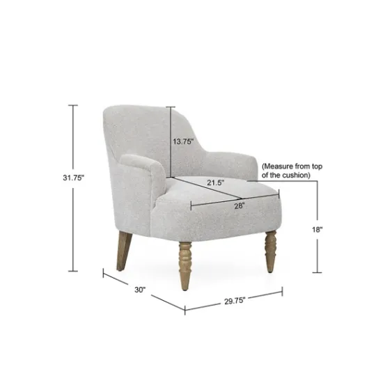 Kirkland's Home Martha Stewart Extended Seat Accent Chair- Accent Chairs