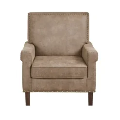 Kirkland's Home Martha Stewart Faux Leather Accent Chair- Accent Chairs