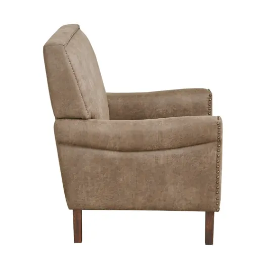 Kirkland's Home Martha Stewart Faux Leather Accent Chair- Accent Chairs