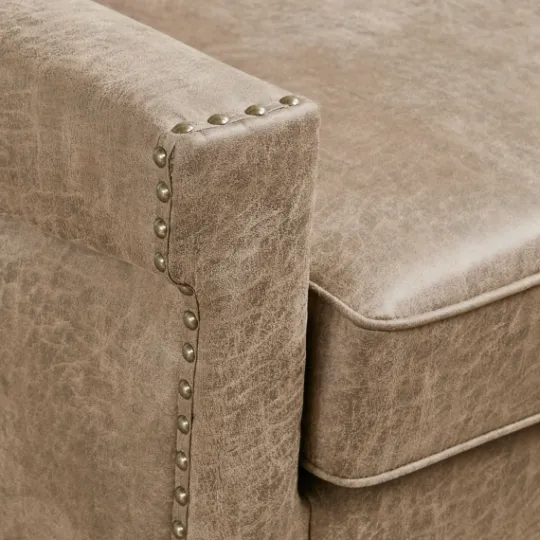 Kirkland's Home Martha Stewart Faux Leather Accent Chair- Accent Chairs