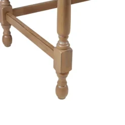 Kirkland's Home Martha Stewart Natural Wood Turned Legs Desk- Office Furniture