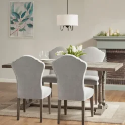 Kirkland's Home Martha Stewart Tiffany Pedestal Dining Table- Dining Tables